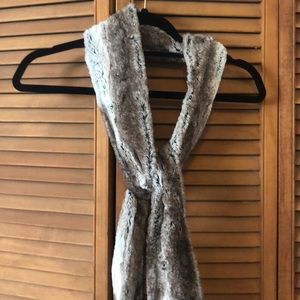 Faux fur scarf
